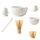 thumbnail image 2 of Juego de 4 piezas de Matcha, batidor y soporte para Matcha, herramientas para hacer té chino, cuenco para té, cuenco para Matcha Blanco brillante, 2 of 7