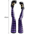 thumbnail image 6 of Alvage Halloween Witch Legs Purple/Orange Fabric, 6 of 6