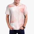thumbnail image 3 of Rocae Marble for Men's Short Sleeve Polo Shirt, Quick Drying Performance Moisture Wicking Sports Men's Golf Shirt Medium, 3 of 9