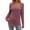 Purple, variant on cfhntfmh Women's Casual Square Neck Sweaters Fall Lightweight Long Sleeve Tunic Tops Solid Color Ribbed Knit Sweaters（Purple,X-Large)