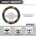 thumbnail image 5 of Uorisanigo Aztec Warm Steering Wheel Cover Leopard Print 15 Inch Steering Wheel Cover for Winter Easy to Install Car Steering Wheel Cover for SUV Vehicle Sedan Soft Car Accessories 2025, 5 of 8
