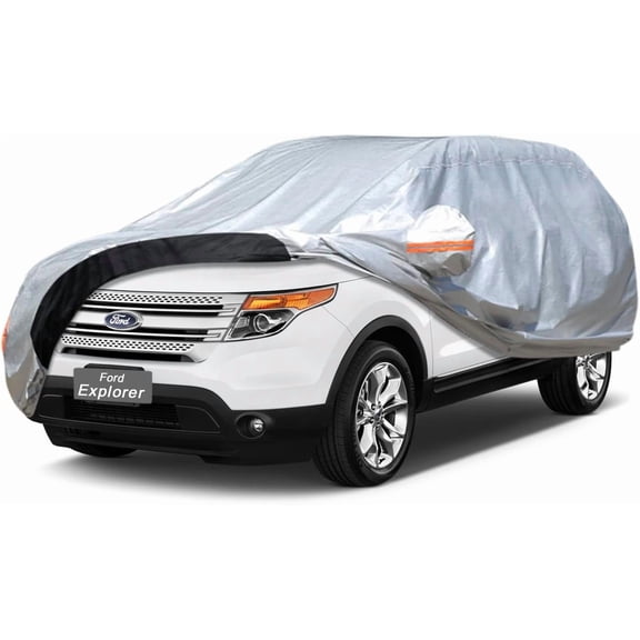 Car Cover Custom Fit Ford Explorer (1995-2025) Waterproof for Automobiles, Oxford Sun Rain Dust Snow Protection (Ships from US Warehouse, Delivery 3-8 Days)