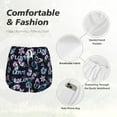thumbnail image 6 of Picia Love Butterflies Pattern Women's 2 in 1 Athletic Running Shorts High Waisted Workout Casual Gym Sweat Shorts with Comfy Liner Zipper Pockets-Small, 6 of 9