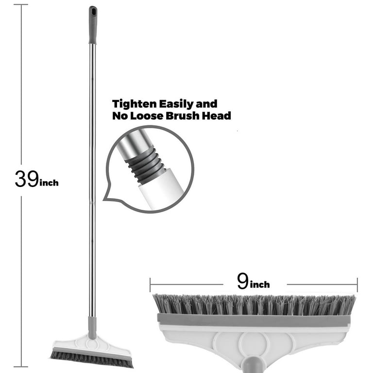 Bathroom Ground Seam Brush,Floor Brush Floor Cleaning Brushes for Carpets Bathroom Wall Patio Glass, Size: 5cmx19cmx4.5cm, White