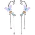 thumbnail image 1 of UBIUO Elf Ear Cuffs Clip on Earrings Butterfly Flower Tassel Filigree Elven Cosplay Fairy Ear Wrap Cuffs Earrings for Women Girls Wedding Jewelry - -, 1 of 4