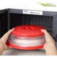 thumbnail image 2 of Funda plegable para salpicaduras de microondas, cubierta ventilada para alimentos de microondas, apta para lavavajillas, silicona y plástico sin bpa Afortunado Sencillez, 2 of 5