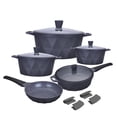 thumbnail image 1 of Batería de cocina Kochstelle Serenity Negro Antiadherente Granito 9 piezas, 1 of 15
