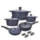 thumbnail image 1 of Batería de cocina Kochstelle Serenity Negro Antiadherente Granito 9 piezas, 1 of 15