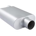 thumbnail image 3 of Floshine 43041 Exhaust muffler Universal Street Muffler 2 chamber performance 3"inlet/3"outlet, 3 of 7