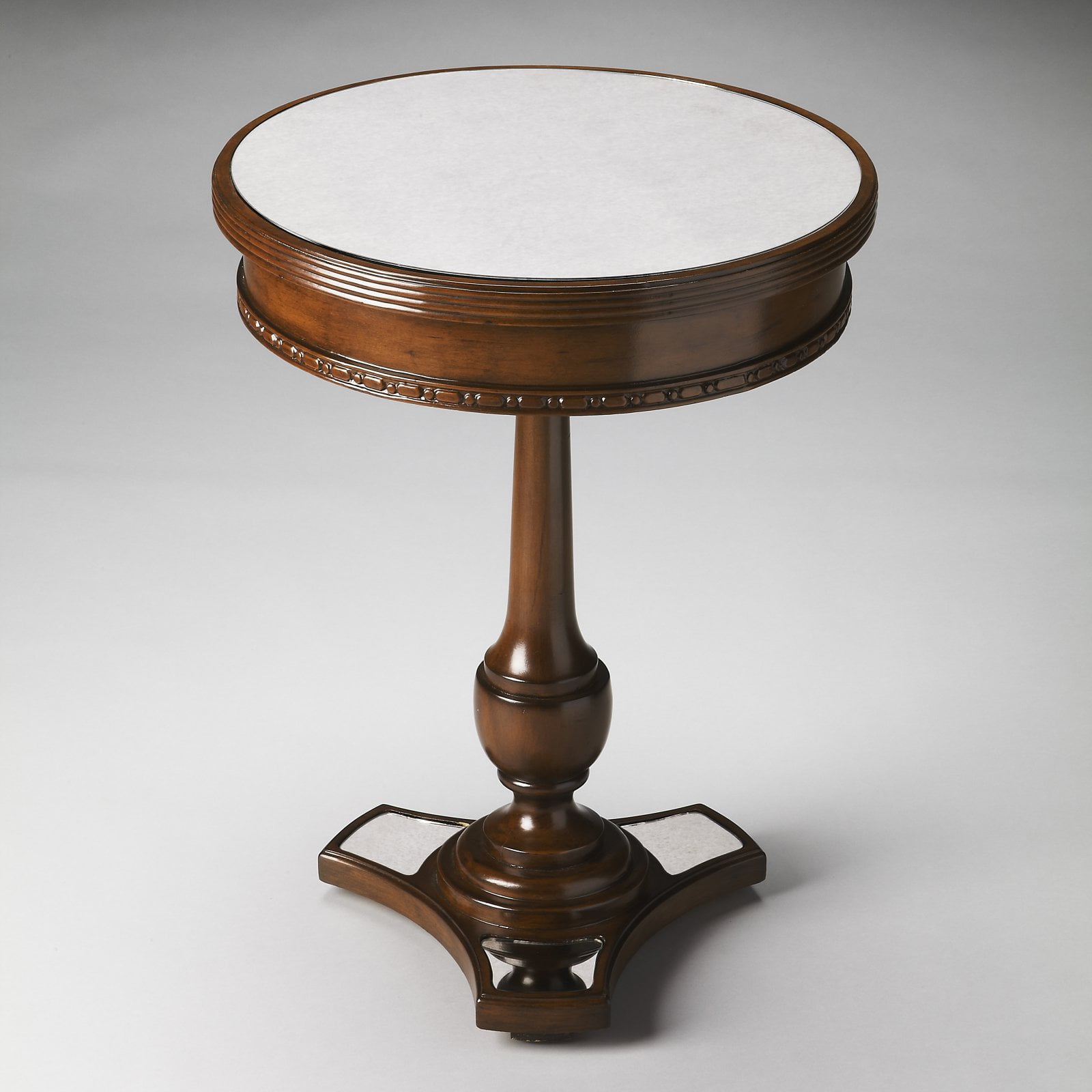 Butler Adele Accent Table Mirror and Mahogany