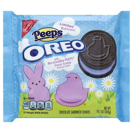Nabisco Oreo Peeps Chocolate Sandwich Cookies Limited Edition, 10.7 Oz. - Walmart.com