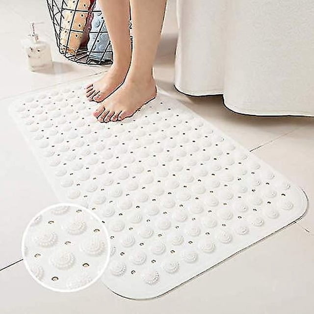 Alfombrilla de baño antideslizante fuerte y popular para ducha, alfombrilla de goma de seguridad para baño con ventosa