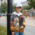 thumbnail image 2 of Pzuqiu Horse Hoodies for Boys 14-16 Fleece Full-Zip Hoodie Sweatshirt Warm Comfortable Long Sleeve Sweatshirts with Pocket Toddlers' Pullover Hoodie Sweatshirt for Boys Kids, 2 of 6