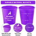 thumbnail image 3 of Set de juego Aivalas Yard Pong para exteriores con 12 cubos y pelotas, 3 of 5