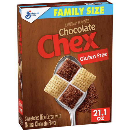 Chocolate Chex Breakfast Cereal, Gluten Free, 21.1 oz