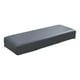 thumbnail image 3 of Funda para banco de comedor de piel sintética elástica y acolchada, funda para asiento largo gris, 3 of 9