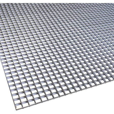 

KastLite Egg Crate Panel 5-Pack in Chrome | Polystyrene | Nominal 2 x 4 with 1/2 x 1/2 x 3/8 Cell Size | Manufactured by American Louver