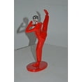 thumbnail image 5 of Nifao Karate, Krav Maga Front Kick, Red Chrome, Resin Statue – Home Decor Sculpture, 3"L x 7"W x 11"H, 5 of 10