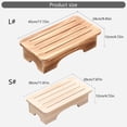 thumbnail image 3 of Wooden Stool Nonslip Surfaces High Weight Capacity Step Stool For Living Room Bedroom Or Entryway Decors, 3 of 9