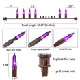 thumbnail image 3 of Miniluces navideñas TWINGLEHOME, 100 L, 19.6 pies, color morado, 3 of 6