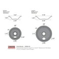thumbnail image 5 of Certified Appliance Accessories 50002-B Black Porcelain Style B 2 Large 8" & 2 Small 6" Replacement Drip Bowls For GE & Hotpoint Electric Ranges, 5 of 6