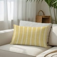 thumbnail image 5 of Simple Lines Body Pillow Cover, Pillowcase Protectors with Zipper, Breathable Decorative Throw Pillow Case Cover, Modern Country Minimalist Print Boho Yellow Pillow Shams for Couch Sofa 24x36Inch, 5 of 6