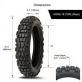 thumbnail image 5 of Waypoint Adventure Tire 140/80-18 (70R) (Rear) For Husqvarna TE 400 2001, 5 of 5