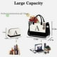 thumbnail image 3 of YOOLIFE Bolsa de lona con inicial y bolsa de maquillaje, regalos de cumpleaños personalizados para mujeres, mamá, hija, hermana, amigas, maestra, regalos de boda para dama de honor, 3 of 5