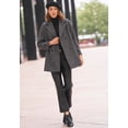 thumbnail image 2 of Jessica London Women's Plus Size A-Line Wool Peacoat, 2 of 3