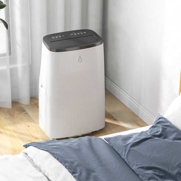 14,000 BTU Portable Air Conditioner – 4-in-1 Energy Efficient AC Unit with Remote, Cools Up to 750 Sq. Ft., Window Kit Included