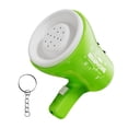 thumbnail image 1 of Altavoz con megáfono para fiestas, juguete de grabación con megáfono para la venta verde, 1 of 9