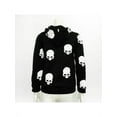 thumbnail image 3 of Lavaport Women Skull Print Zipper Hoodies Blouse Jacket, 3 of 4