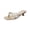 Gold, variant on Kitten Heels Square Toe Thong Sandals for Women Low Heel Slip On Summer Casual Heeled Shoes for Daily Outdoor Wear Black 40