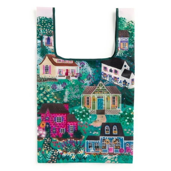 Joy Laforme Cottage Hills Packable Nylon Tote Bag, (Hardcover)