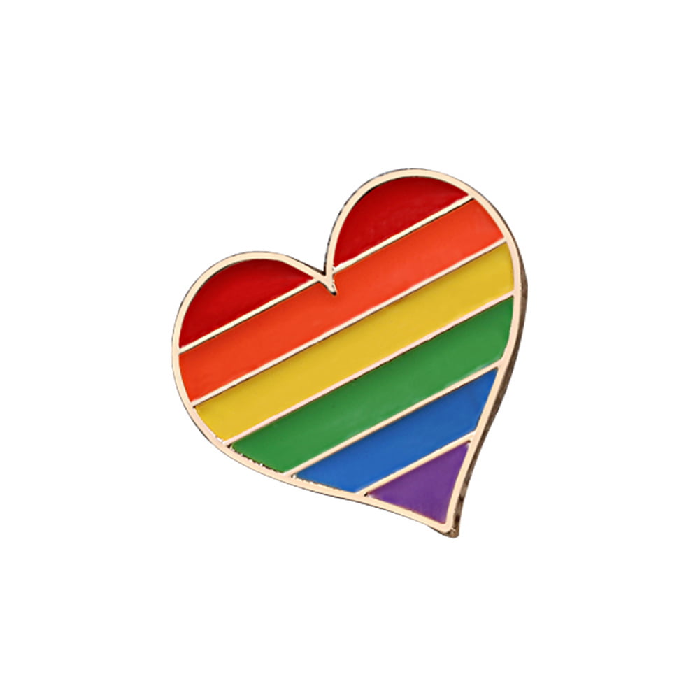 Earrings Rainbow LGBTQ Pride Heart Mandala teardrop