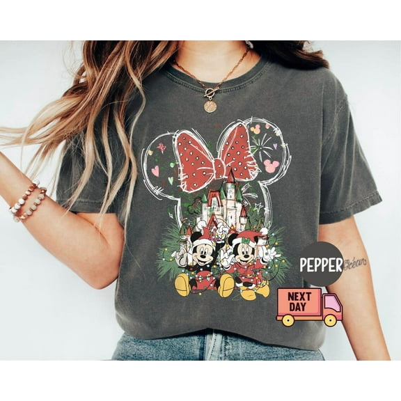 Holiday Shirt, 2024 Mickey'S Very Merry Holiday Party Shirt, Disney Holiday Family Shirt, Magic Kingdom Holiday Gift, S-5XL Shirt