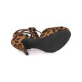 thumbnail image 5 of BLISSFUL STEP Women's Platform Gladiator Strappy Open Toe Stiletto High Heel Sandals Leopard 7, 5 of 8