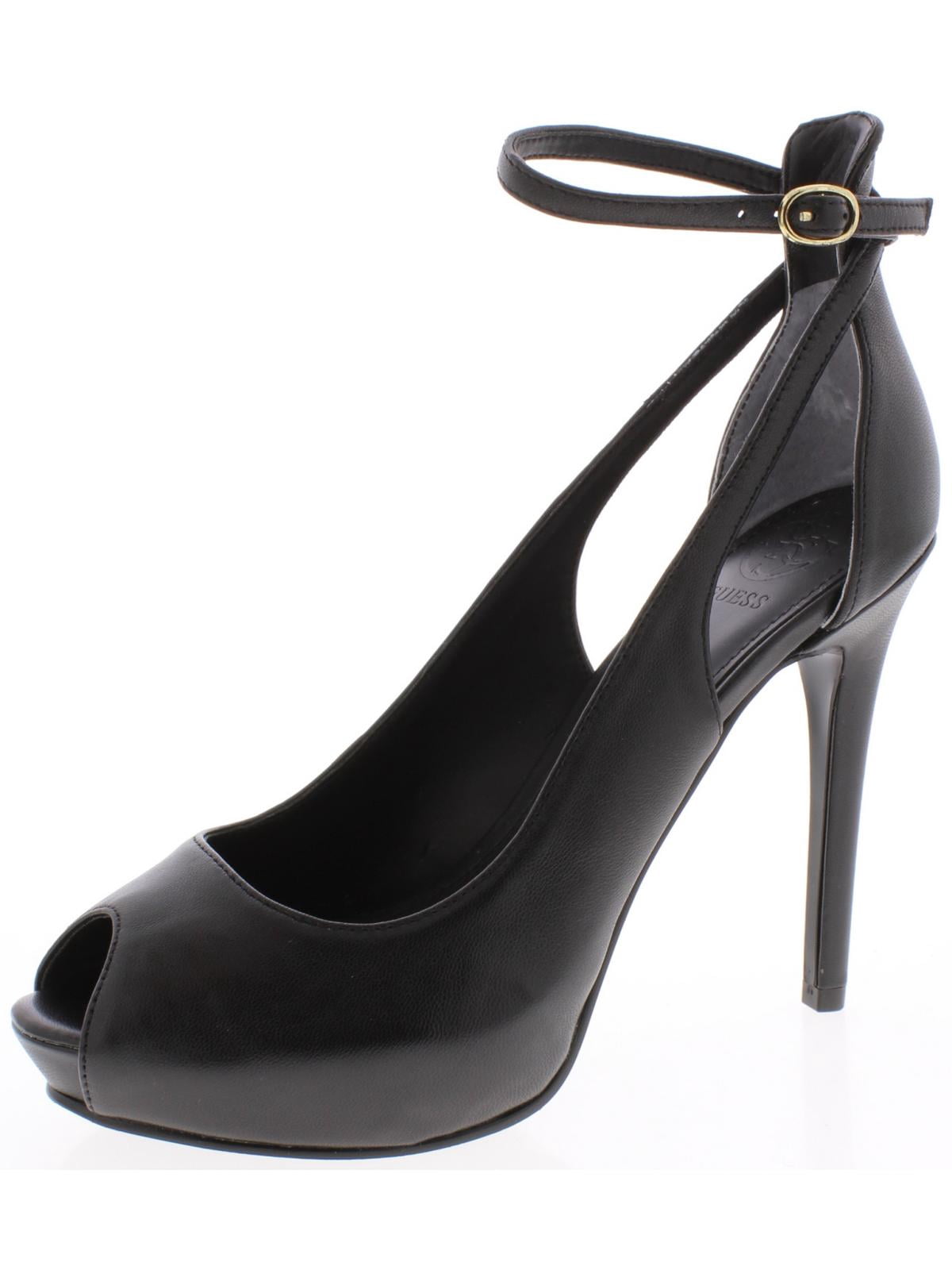 guess peep toe heels
