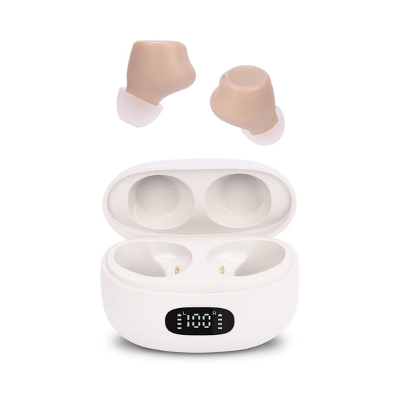 RCA OTC In-Ear Hearing Aids, Beige