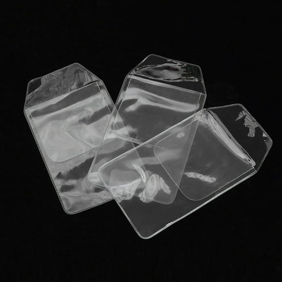NICEXMAS 6 Pcs Nurse Pocket Protectors Clear Shirt Pocket Protectors Pvc Transparent 15.60X8.50X0.07CM