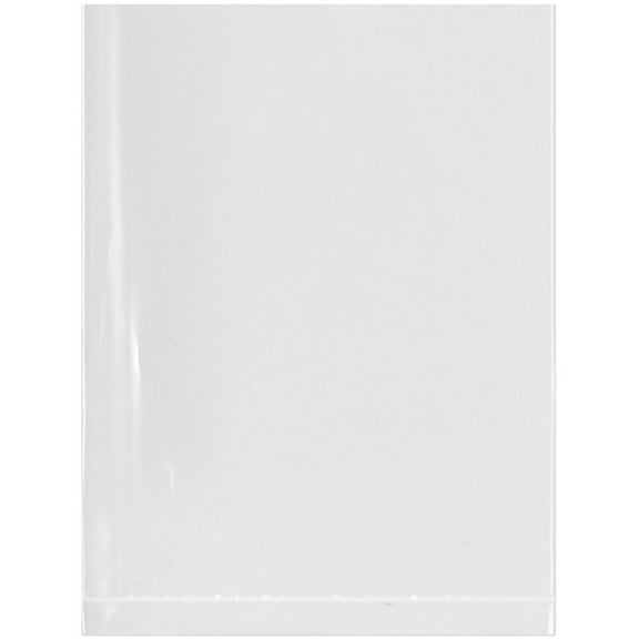 Plymor 3" x 4" (Pack of 500), 4 Mil Flat Open Clear Plastic Poly Bags