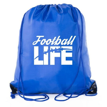 Football Party Bags | Football Drawstring Cinch Backpacks for Team Events, Birthdays, and More!