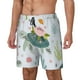 thumbnail image 1 of Balery Sea Animal Bañador para hombre, shorts de playa de secado rápido con entrepierna y forro de compresión-Medium, 1 of 6