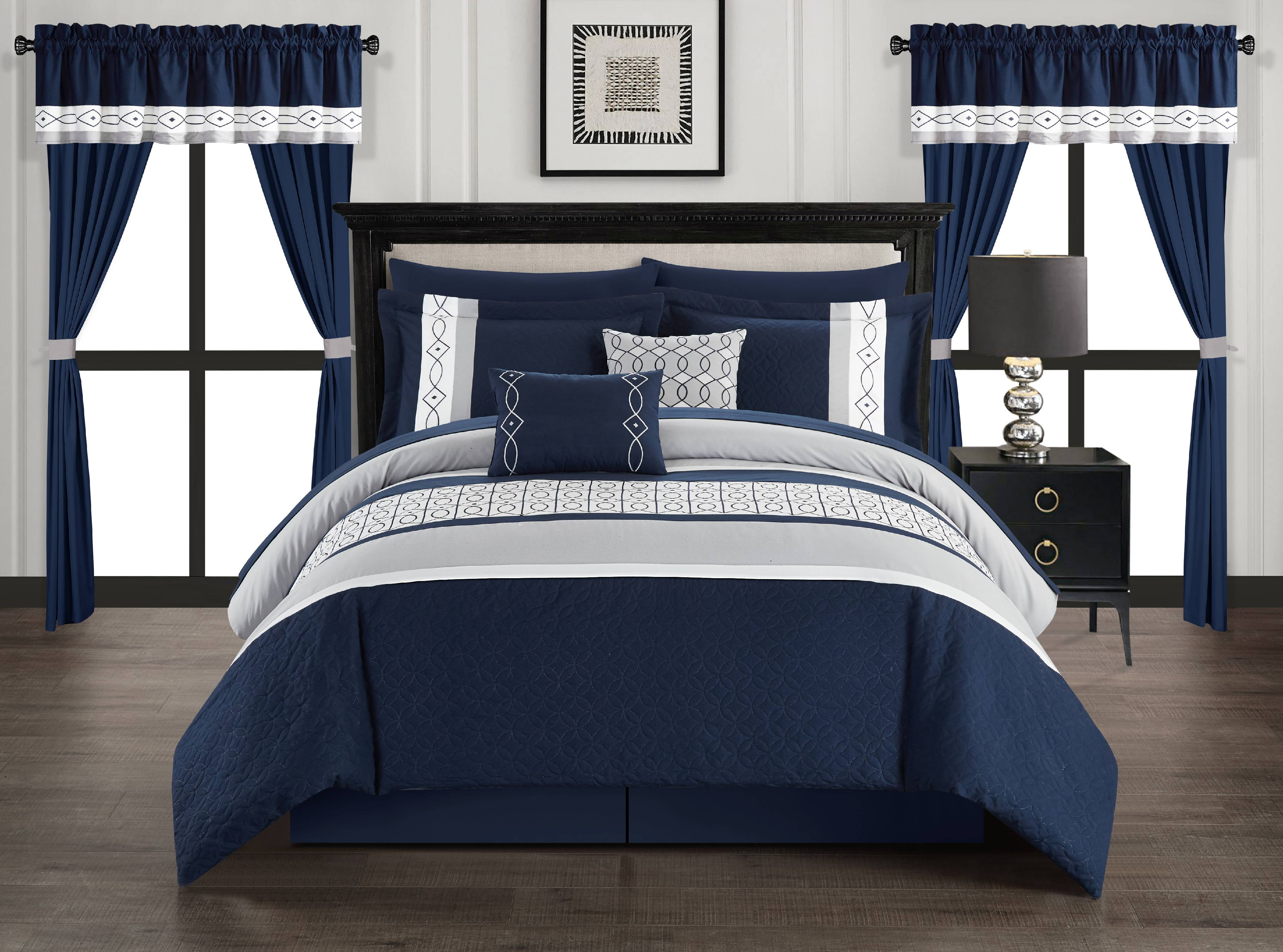 Chic Home 20 Piece Comforter Sets, Queen with Sham, Decorative Pillow