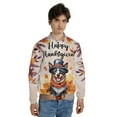 thumbnail image 4 of Happy Thanksgiving Australian Cattle Dog Welcome Thankful Fall Autumn Pumpkin All Over Print 3D Baseball Jacket Heeler Lover Gifts Bomber Jacket Softball - 02021, 4 of 6