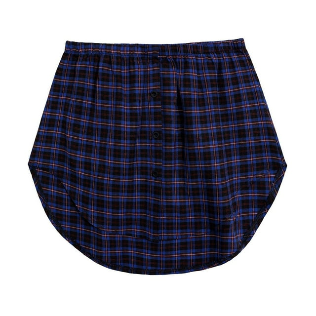 Prolriy Rallonge de Chemise pour Femmes Bas de Chemise Extensions pour Femmes Haut Tout Bas Superposition Taille avec Élastique Extension de Chemise Superposition Haut Bas Jupes pour Femmes Bleu Foncé S