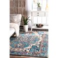 thumbnail image 1 of nuLOOM Vintage Corbett Blue 4' x 6', 1 of 4