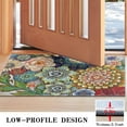 thumbnail image 2 of Bohemian Retro Floral Non-Slip Entryway Door Mat,Boho Indoor Decor Durable Low Plush Door Mat,Washable Welcome Rug for Patio Hallway Home Decor 17x30 Inches, 2 of 5