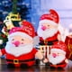 thumbnail image 2 of Toystoory Muñeco de Papá Noel de peluche bonito, juguete de peluche de Papá Noel de Navidad suave, adornos navideños para dormitorio de Hotel Kits de decoración para fiestas Numero 3 Toystoory HA046155-03, 2 of 6