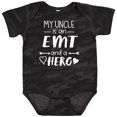 thumbnail image 3 of Inktastic My Uncle is an EMT and a Hero Boys or Girls Baby Bodysuit, 3 of 5